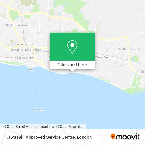 Kawasaki Approved Service Centre map