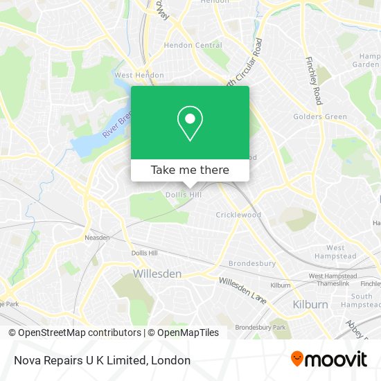 Nova Repairs U K Limited map
