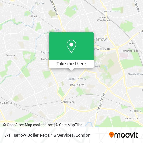 A1 Harrow Boiler Repair & Services map