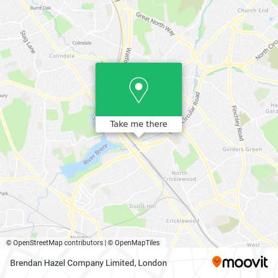 Brendan Hazel Company Limited map