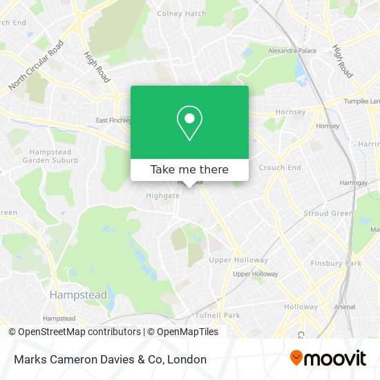 Marks Cameron Davies & Co map