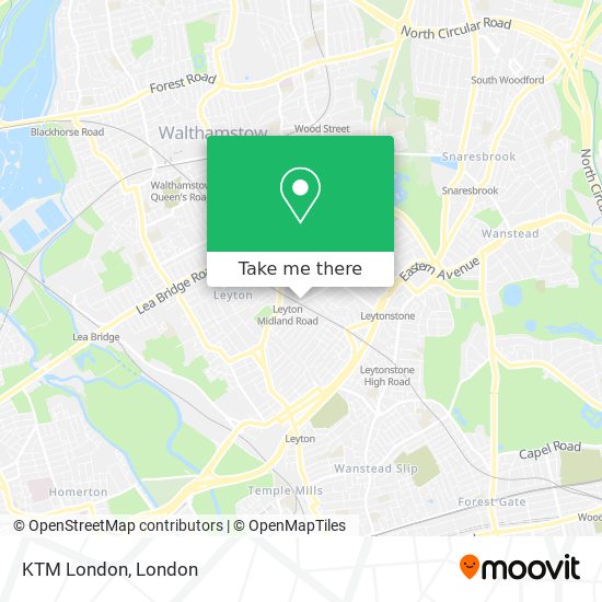 KTM London map