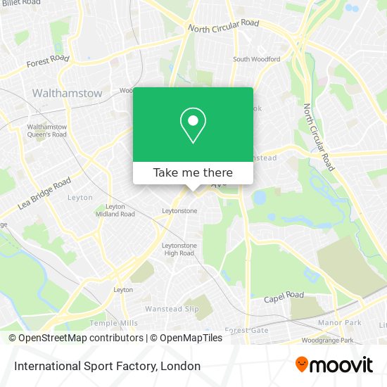 International Sport Factory map