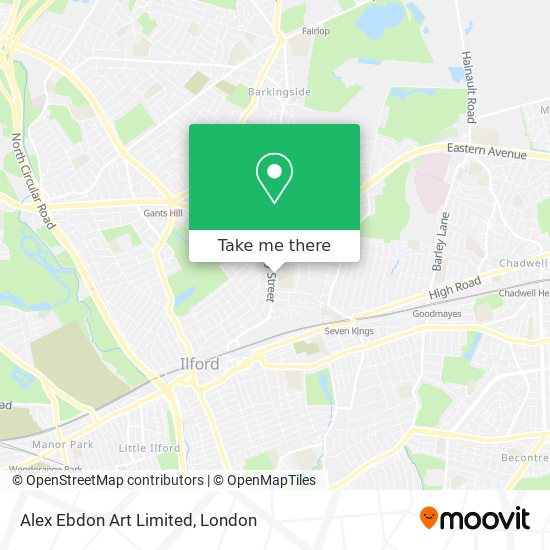 Alex Ebdon Art Limited map
