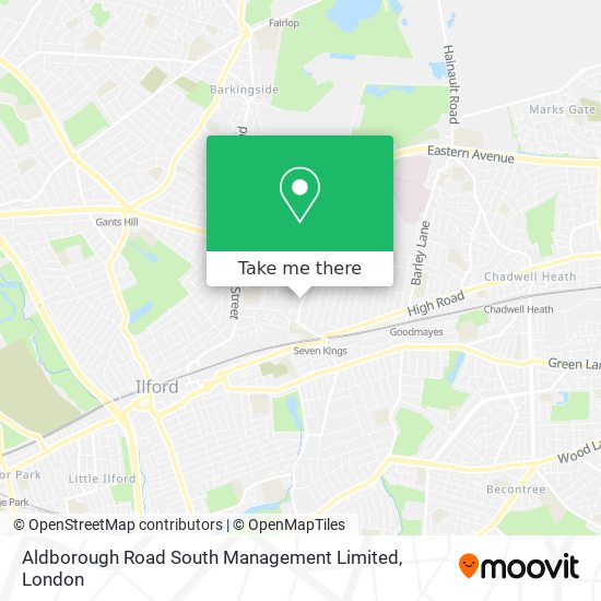 Aldborough Road South Management Limited map
