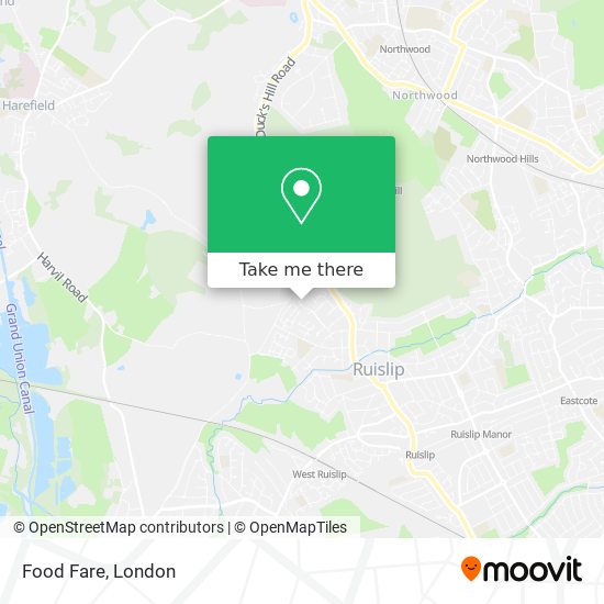 Food Fare map