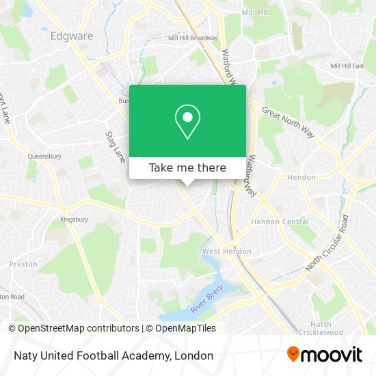 Naty United Football Academy map