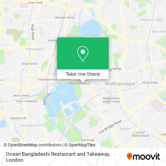 Ocean Bangladeshi Restaurant and Takeaway map