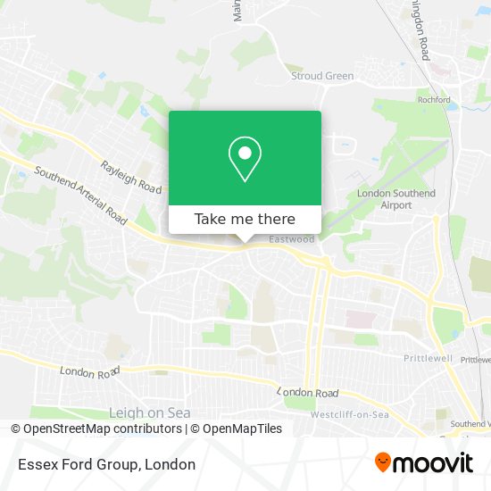 Essex Ford Group map