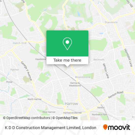 K D D Construction Management Limited map