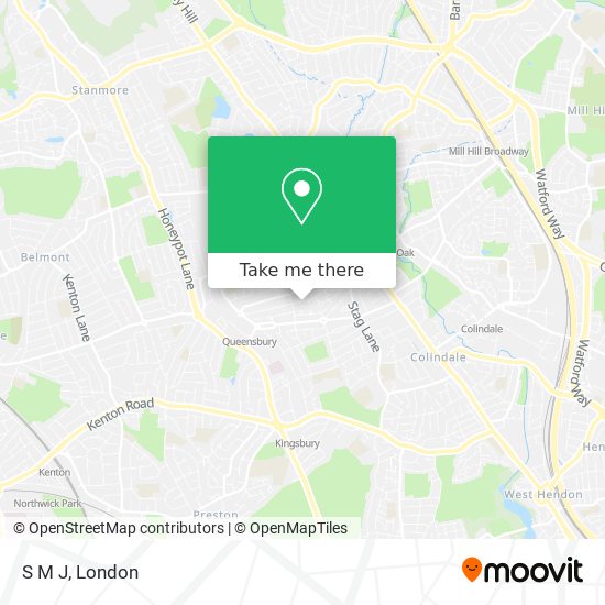 S M J map