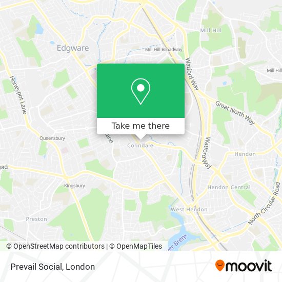 Prevail Social map