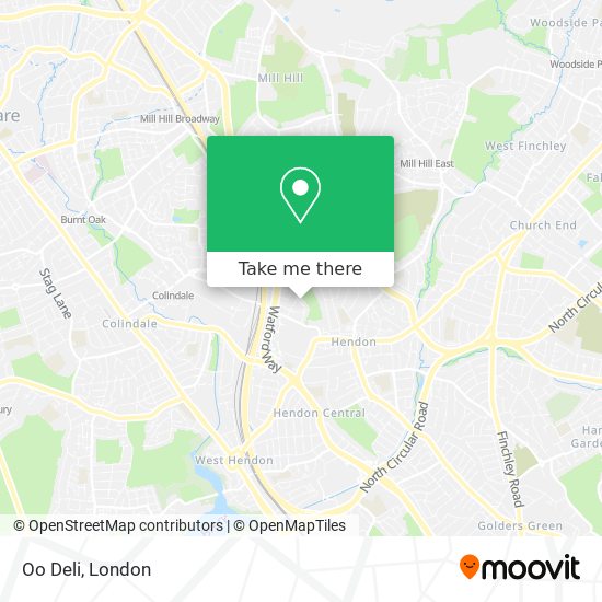 Oo Deli map