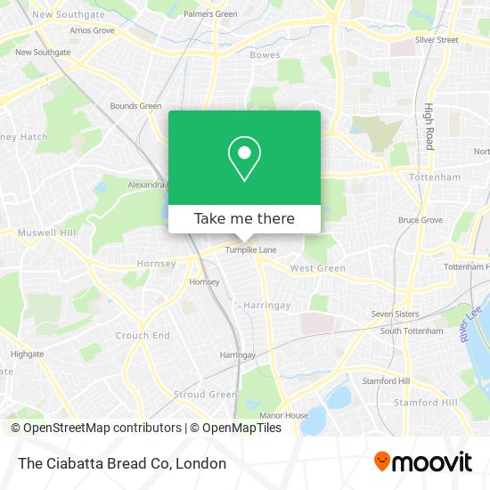 The Ciabatta Bread Co map