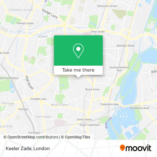 Keeler Zade map