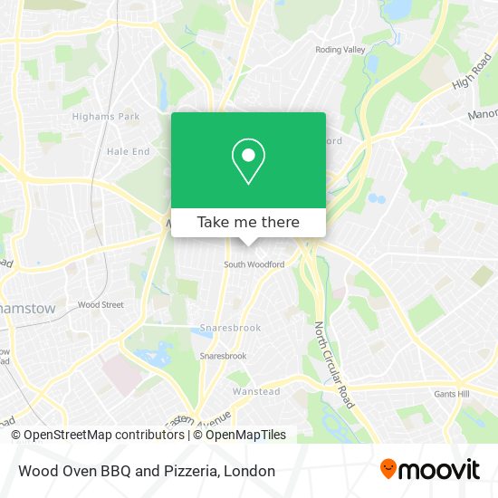 Wood Oven BBQ and Pizzeria map