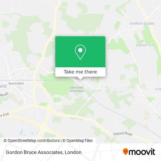 Gordon Bruce Associates map