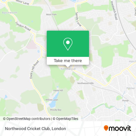 Northwood Cricket Club map