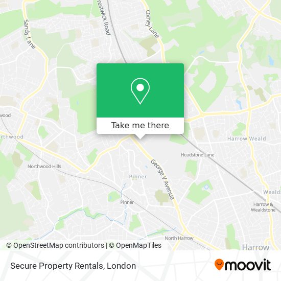 Secure Property Rentals map