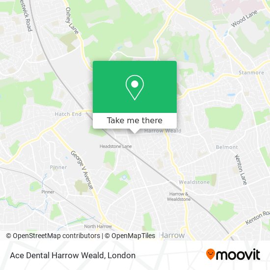 Ace Dental Harrow Weald map