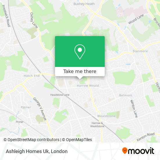 Ashleigh Homes Uk map