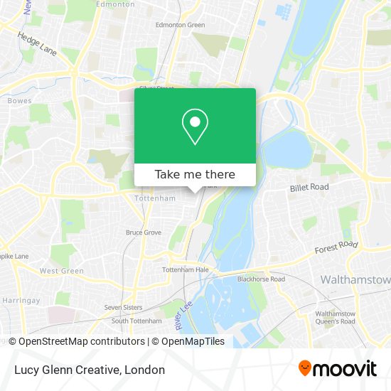 Lucy Glenn Creative map