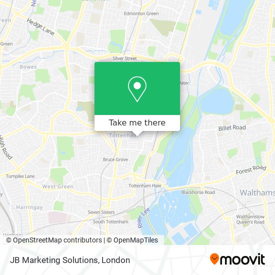 JB Marketing Solutions map