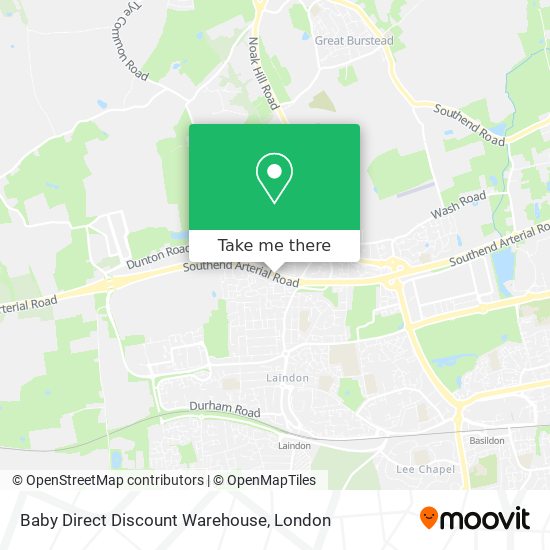 Baby Direct Discount Warehouse map