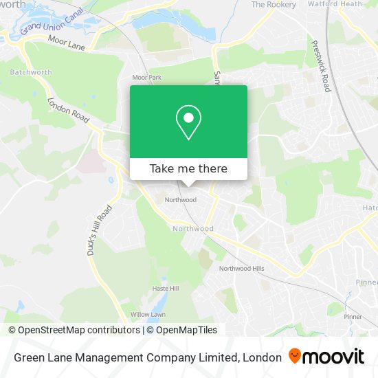 Green Lane Management Company Limited map