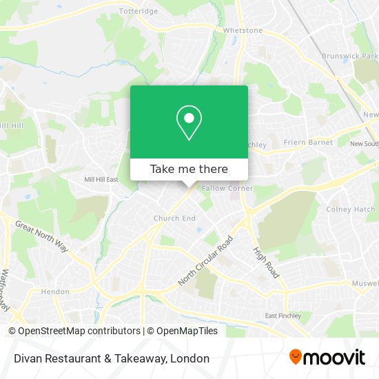 Divan Restaurant & Takeaway map