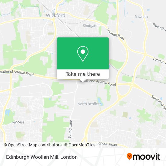 Edinburgh Woollen Mill map