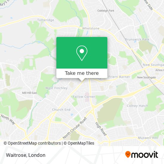 Waitrose map