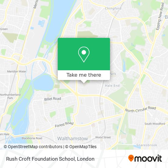Rush Croft Foundation School map