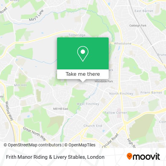 Frith Manor Riding & Livery Stables map