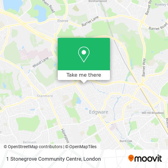 1 Stonegrove Community Centre map