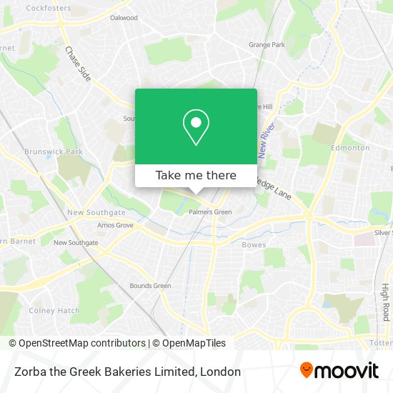 Zorba the Greek Bakeries Limited map