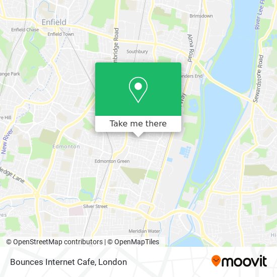 Bounces Internet Cafe map