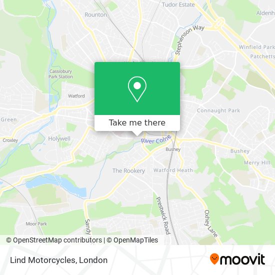 Lind Motorcycles map