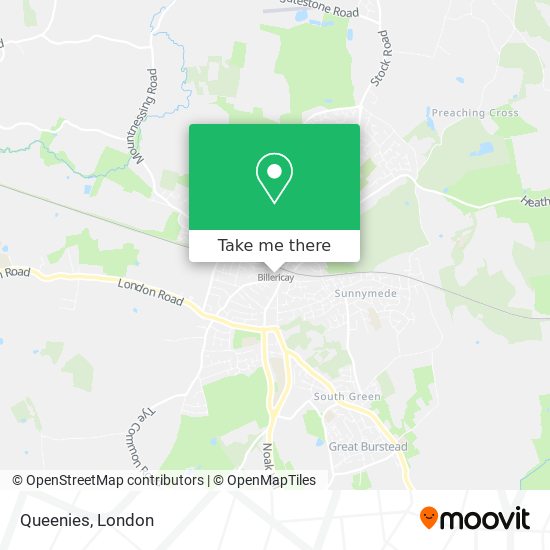 Queenies map
