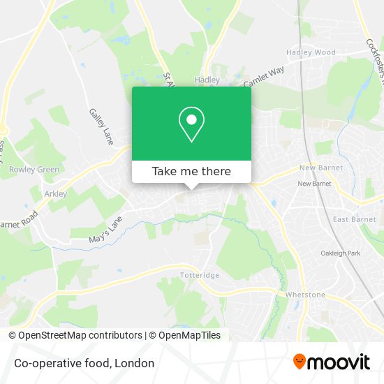 Co-operative food map