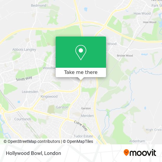 Hollywood Bowl map