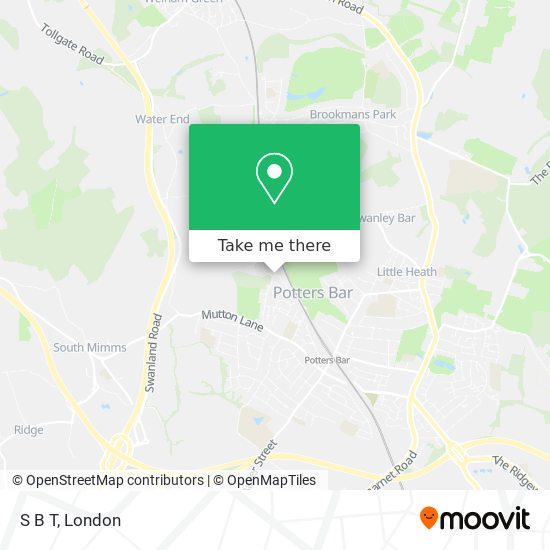 S B T map