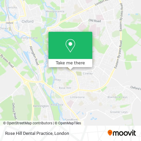 Rose Hill Dental Practice map