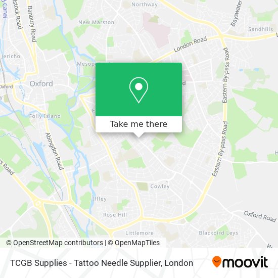 TCGB Supplies - Tattoo Needle Supplier map