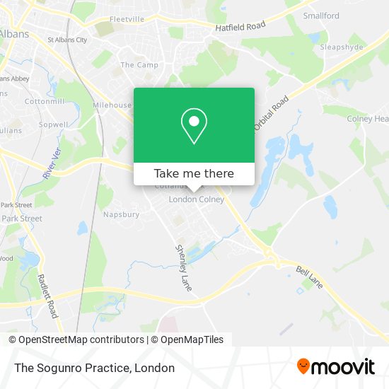 The Sogunro Practice map