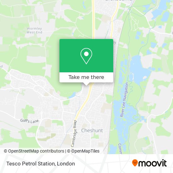 Tesco Petrol Station map