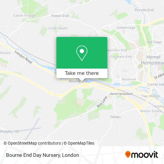 Bourne End Day Nursery map