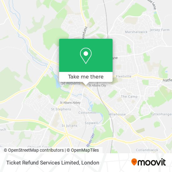 Ticket Refund Services Limited map