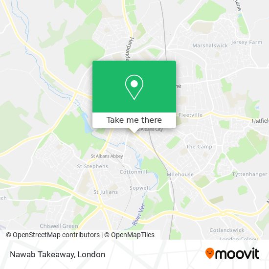 Nawab Takeaway map