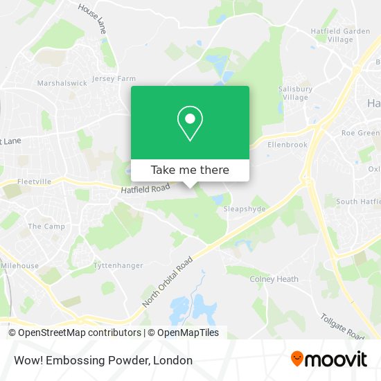 Wow! Embossing Powder map
